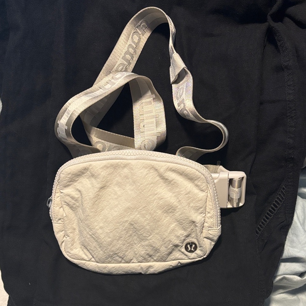 Lululemon Athletica Cream Crossbody Bag